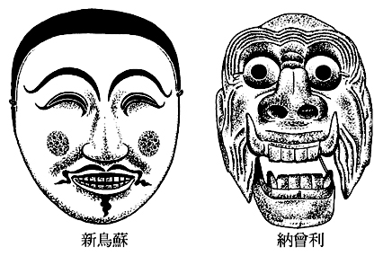 舞楽面