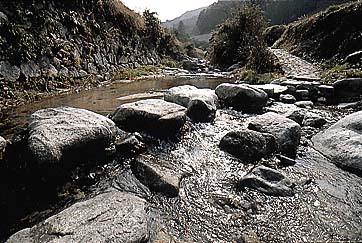 飛鳥川と石橋
撮影:的場 啓