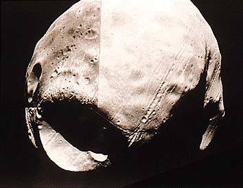 フォボス(火星の衛星)
撮影:NASA