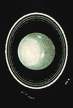天王星の衛星と環
撮影:NASA/STScI