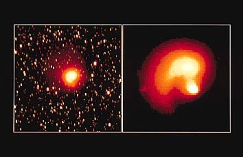 ヘール・ボップ彗星の核
撮影:NASA/STScI