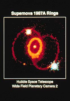 超新星1987Aのリング
撮影:NASA/STScI