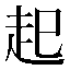 字形